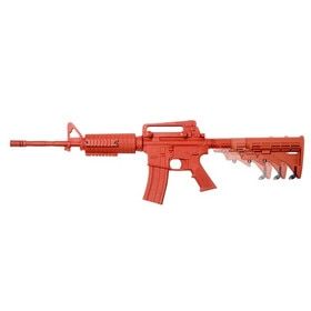 ASP Training M4 with rails and adjustable stock.